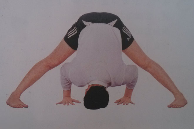 印度瑜伽站姿体式—双角第一式