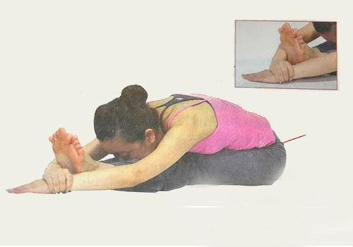 瑜伽体式-双腿背部伸展式变化式