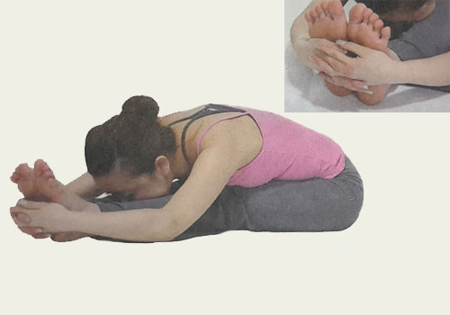 瑜伽体式-双腿背部伸展式变化式