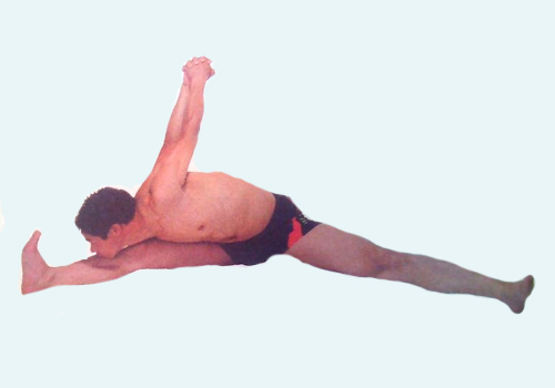 瑜伽体式-劈腿伸展式