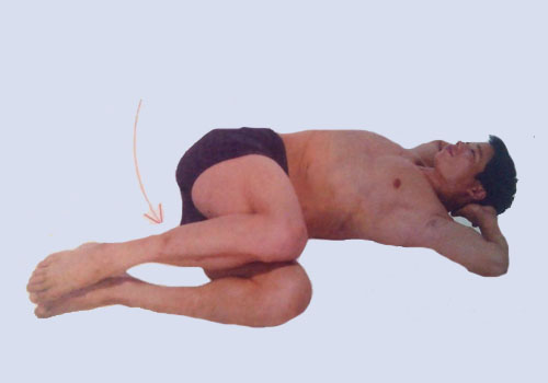 瑜伽体式-下半身摇动式