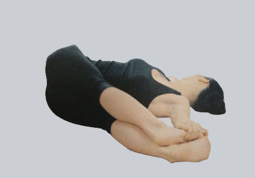 瑜伽体式-卧扭转放松式