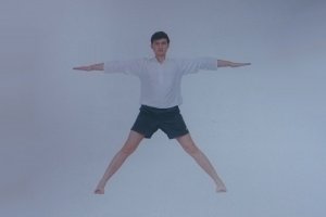印度瑜伽美腿瑜伽—三角伸展式