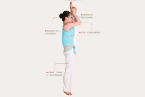 瑜伽体式-单腿站立伸展式