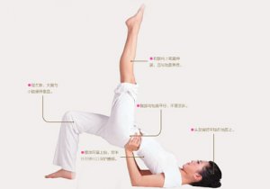 瑜伽体式-单腿桥式