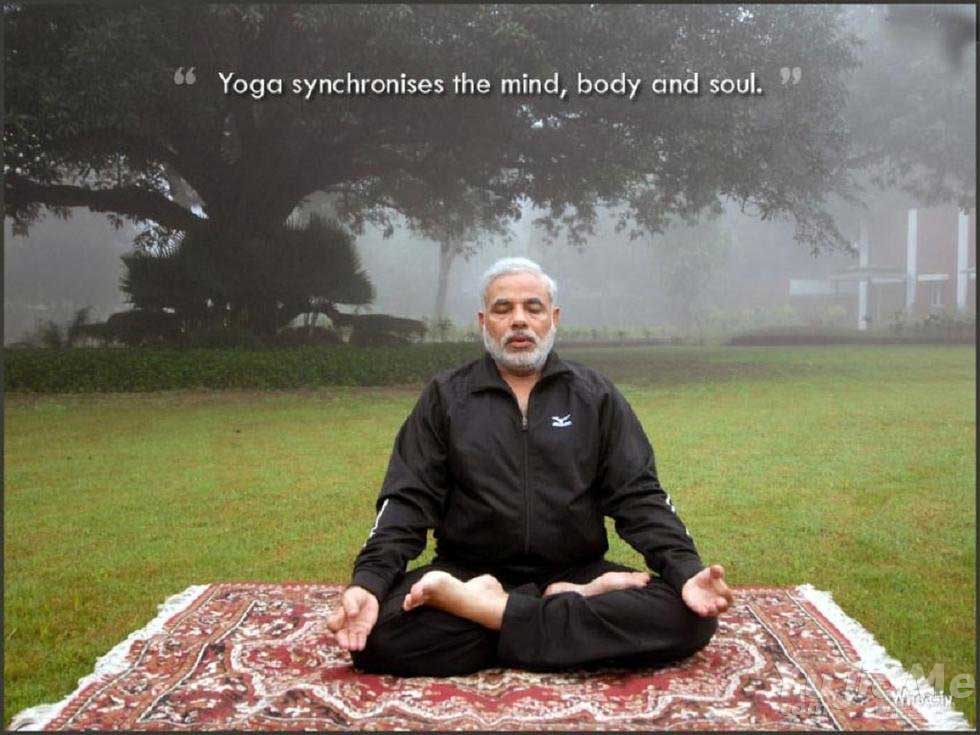 爱瑜伽不爱美人的印度总理1