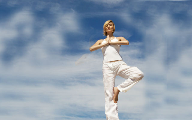 6式瑜伽动作练就瑜伽平衡