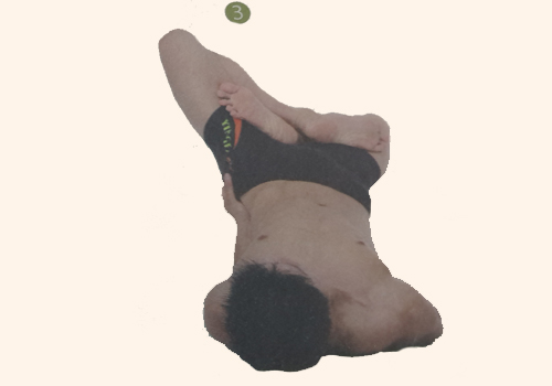 瑜伽体式-侧上莲花肩倒立式