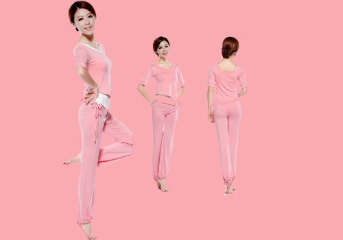 春夏两季的新款瑜伽服三件套，全