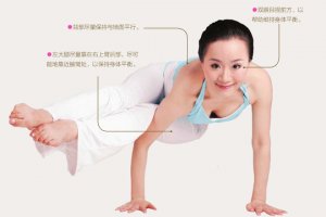 瑜伽体式-侧乌鸦式