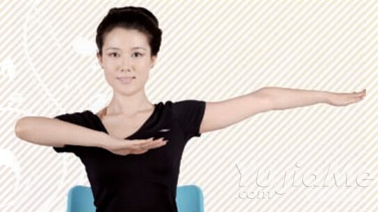 瘦腰瑜伽,坐立腰旋转式3