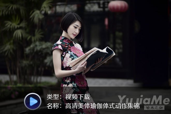 高清美体瑜伽体式动作集锦