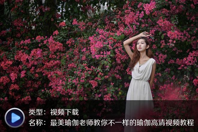 最美瑜伽老师教你不一样的瑜伽高清视频教程