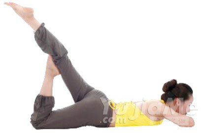 后抬腿式