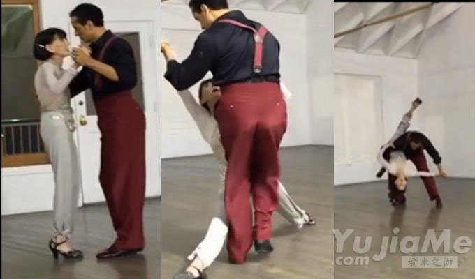 美92岁老兵精通探戈瑜伽 玩转极限秋千10