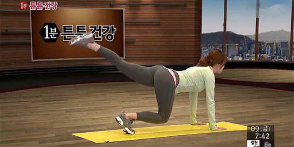 韩国美女普拉提教学第一集