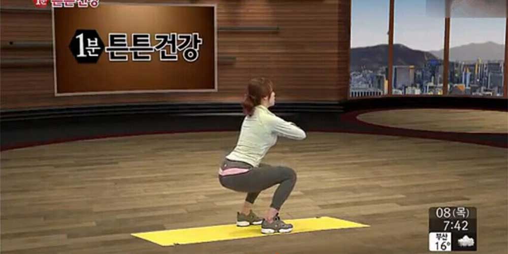 韩国美女普拉提教学第八集