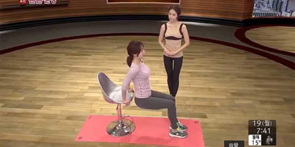 韩国美女普拉提教学第九集
