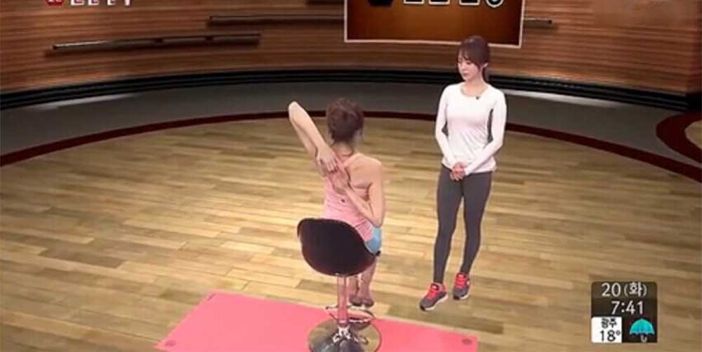 韩国美女普拉提教学第十一集